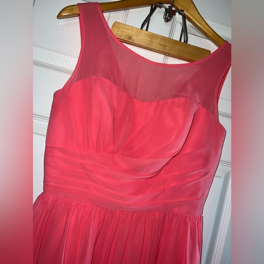 Alfred Angelo Coral Hi-Low Hem Prom/Event Gown Size 6 NWOT - Picture 2 of 5